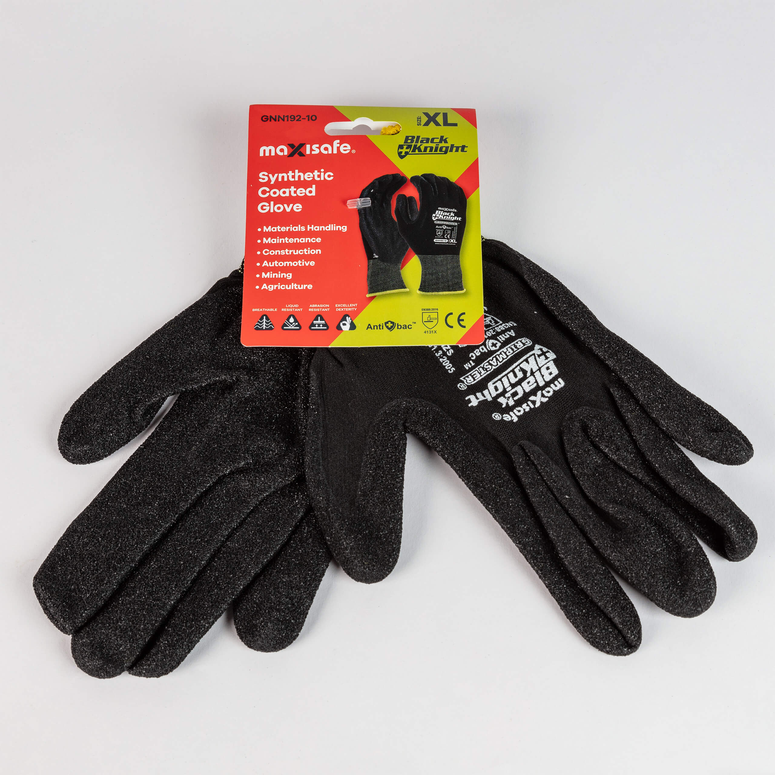 Black Knight Gripmaster Coated Gloves - XLarge