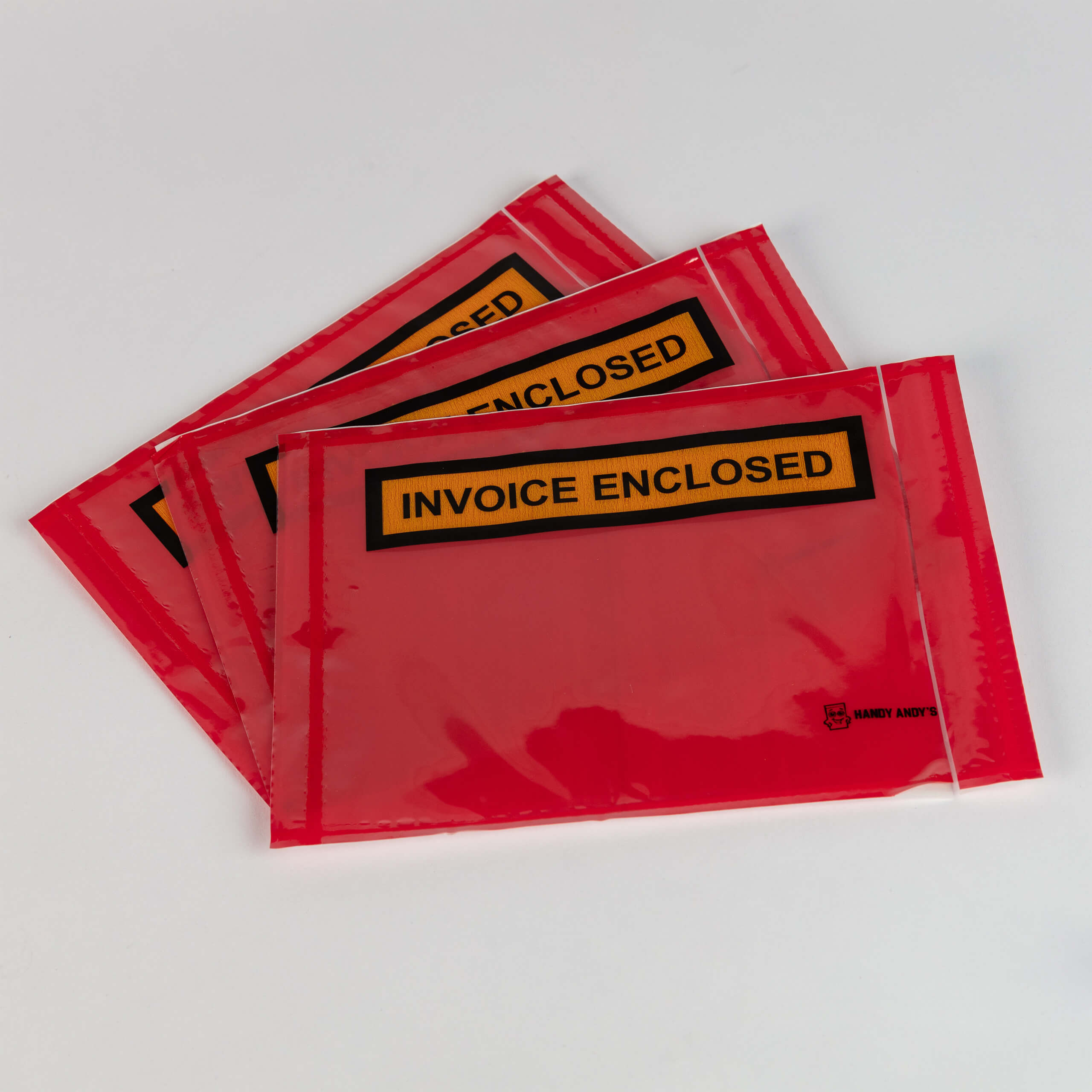 Doculopes INVOICE ENCLOSED 115mm x 165mm - Red