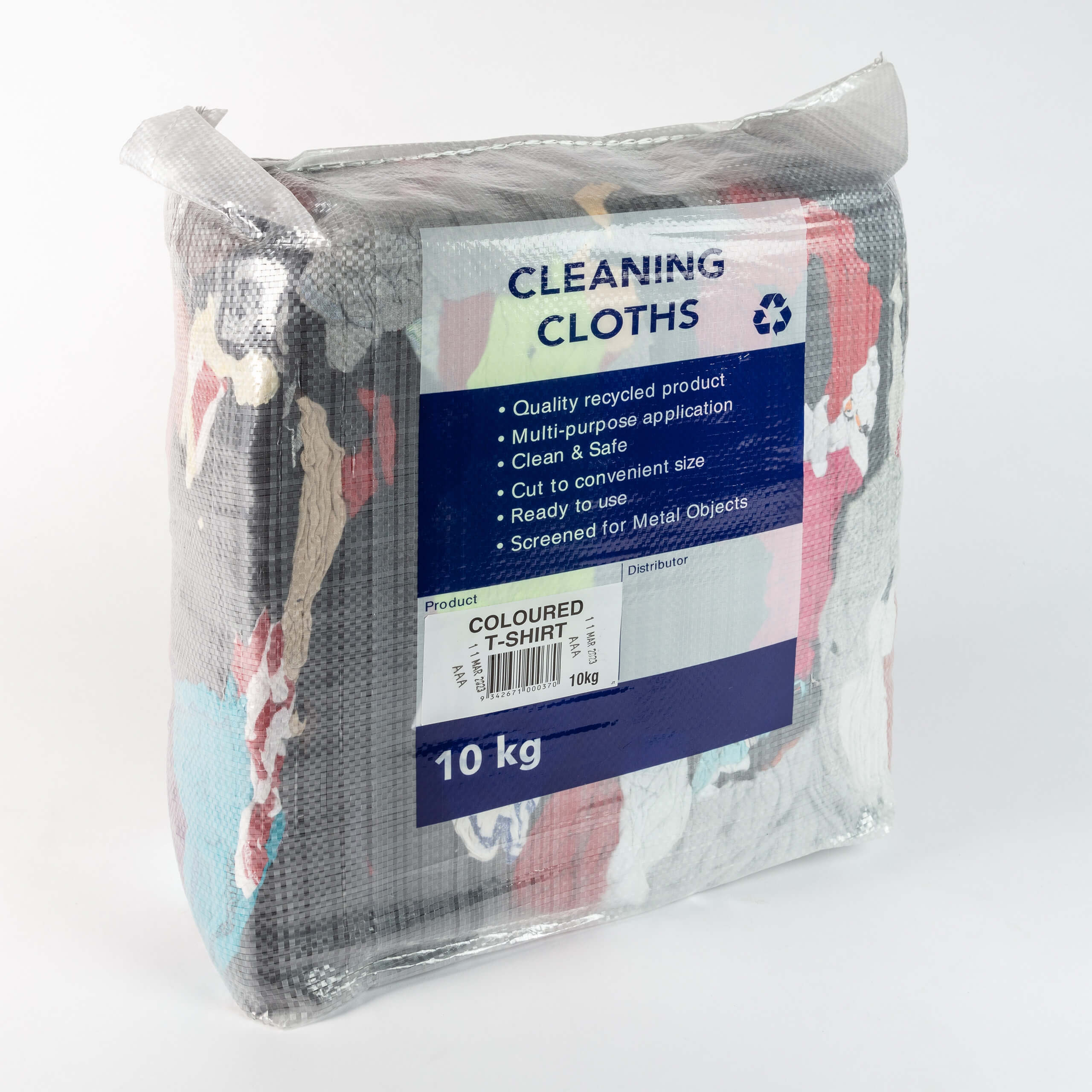 T-Shirt Rags Cleaning Cloths 10kg - Various